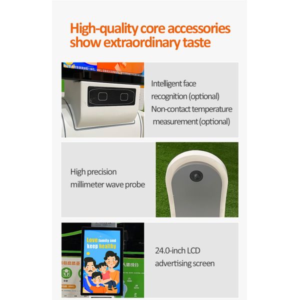 Протеин веса тела экрана Hd Lcd и мышцы масштаба высоты 4G Bluetooth жирный здоровый