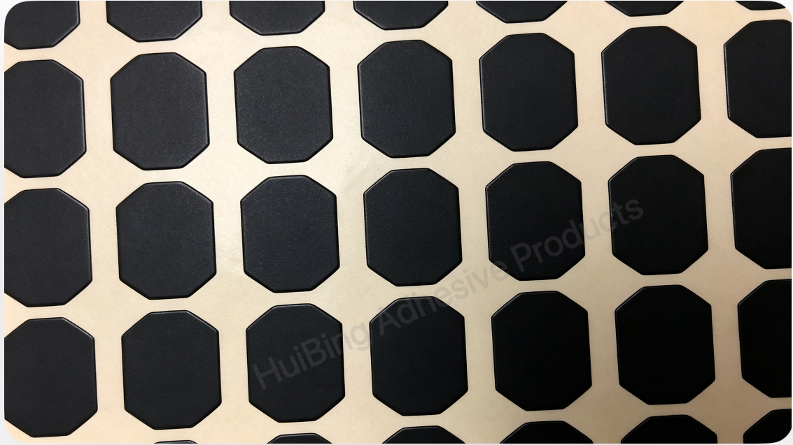 Matte Black Irregular Shape Mylar Polyester Film 0.3mm Silicone Coated Fabric