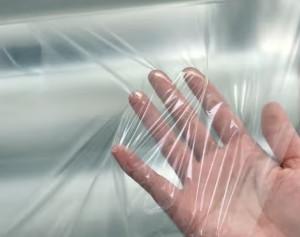 Cold Water Soluble Embroidery Film 1600mm * 183m * 45 Microns Flat