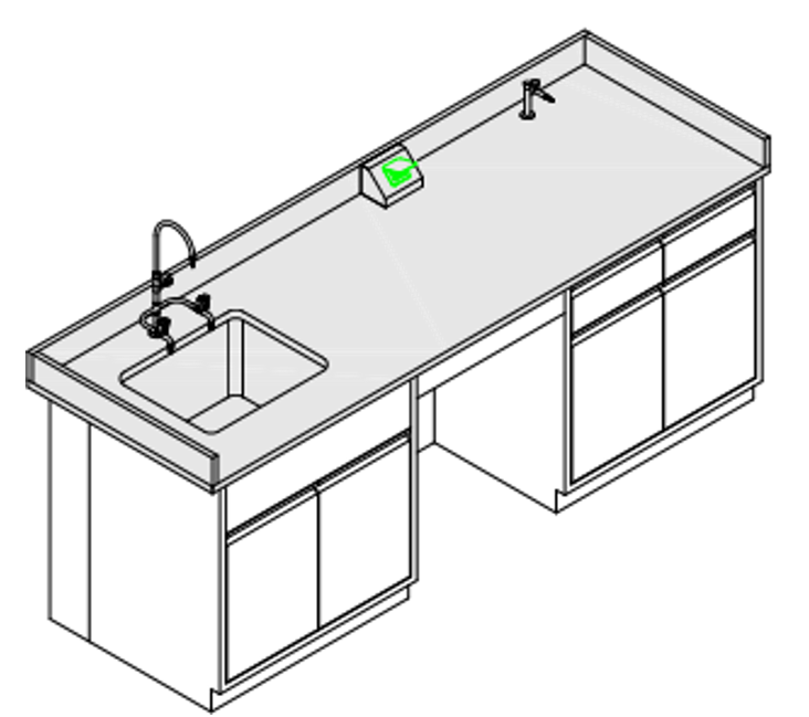 All Steel Lab Bench Table Acid And Alkali Resistant Lab Workstation Bench With 350 kg/m2 Load Capacity