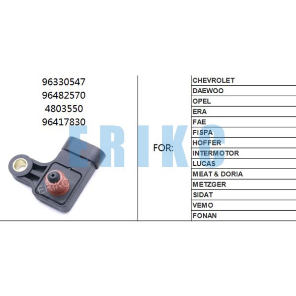 ERIKC 96330547 96417830 Pontiac Intake AIR boost manifold Map pressure Sensor 96482570 for Chevrolet