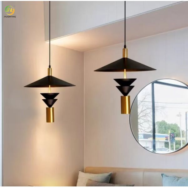 JYLIGHTING Nueva Lámpara Colgante Moderna Minimalista de Diseño para Restaurante, Estilo Americano, Foco Especial