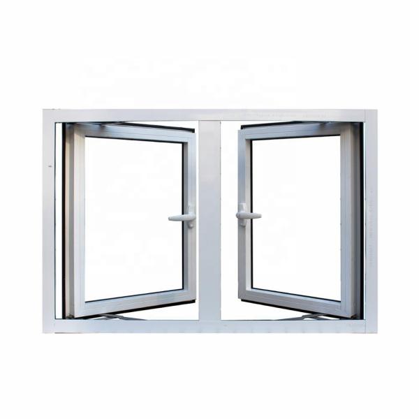 Large Picture Window Vertical Opening Casement Window for Horizontal Curtain Type