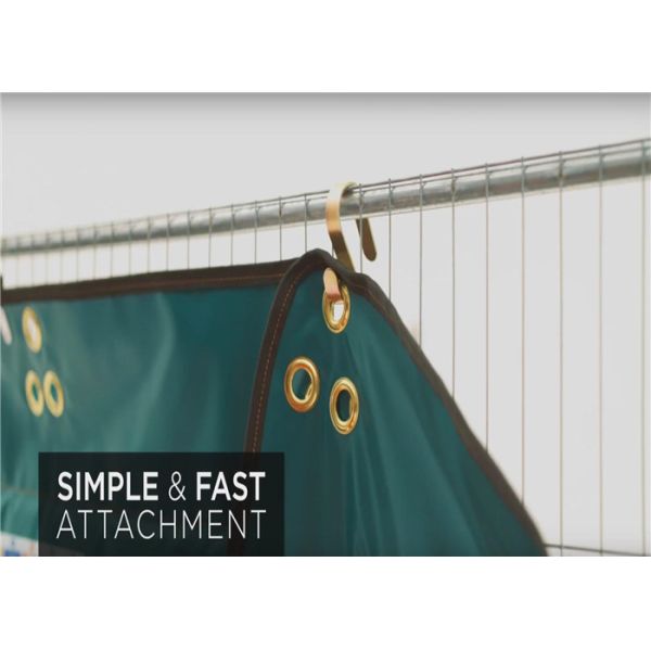 Temporary Sound Barriers static-free non-flammable Suit Temp Fence Panels Size
