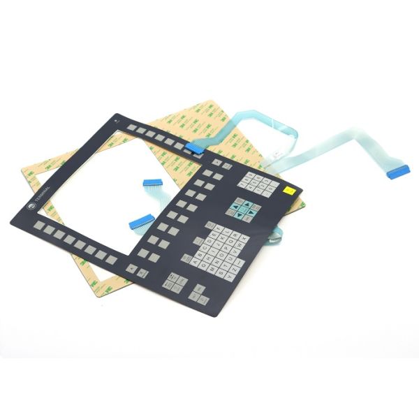 Industrial Tactile Membrane Switches With Gold Plated Metal Domes Rohs ISO Certified