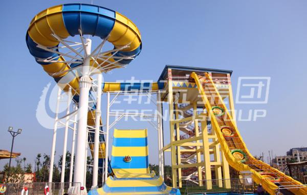 Equipamento do parque do Aqua da fibra de vidro, corrediça de água gigante do Bumerangue para o recurso