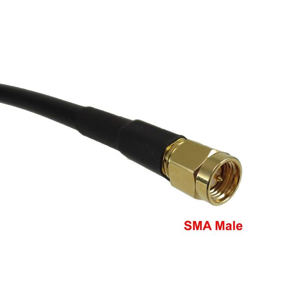 SMA Мужчина RG 58 кабельные разъемы RF Коаксиальный кабель для 50 Ом импеданс и 11,5 г веса