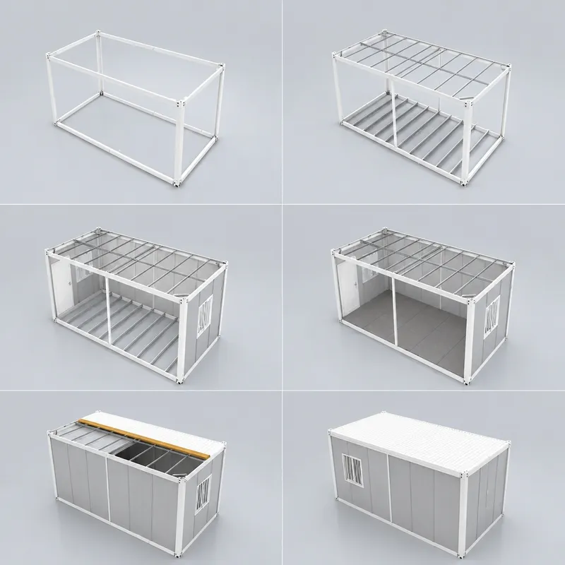 Affordable Portable Container Building for Worker Accommodation, Temporary Office, Security Room and Project Facilities