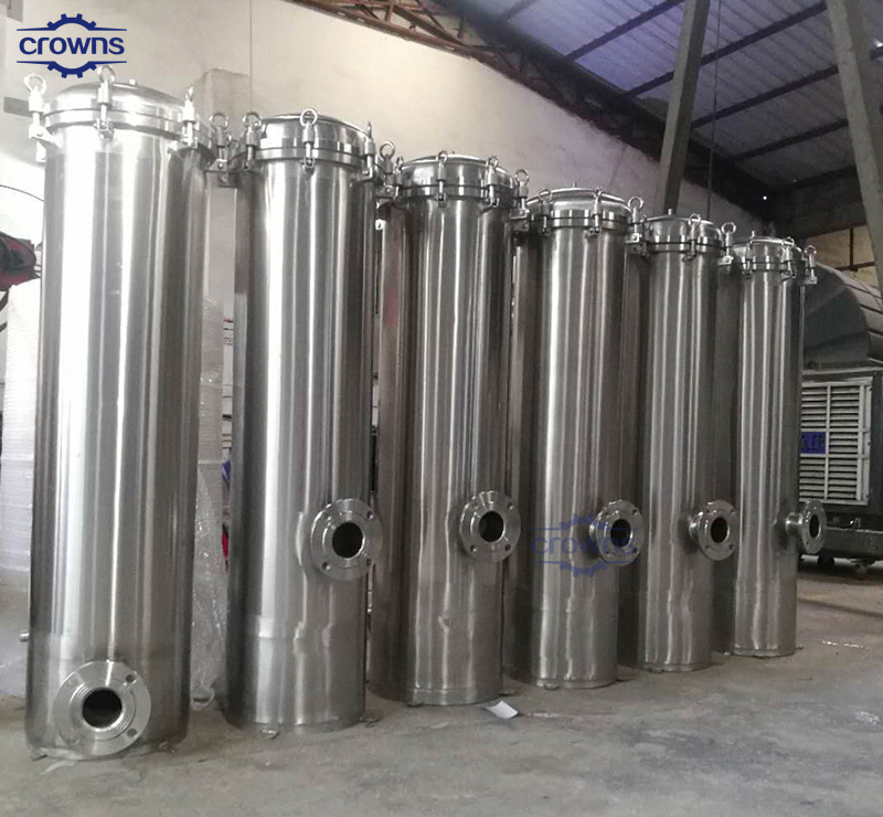 корпус фильтра картриджа из нержавеющей стали с картриджем PP/PE/PTFE/металлическим картриджем 0,1 мкм