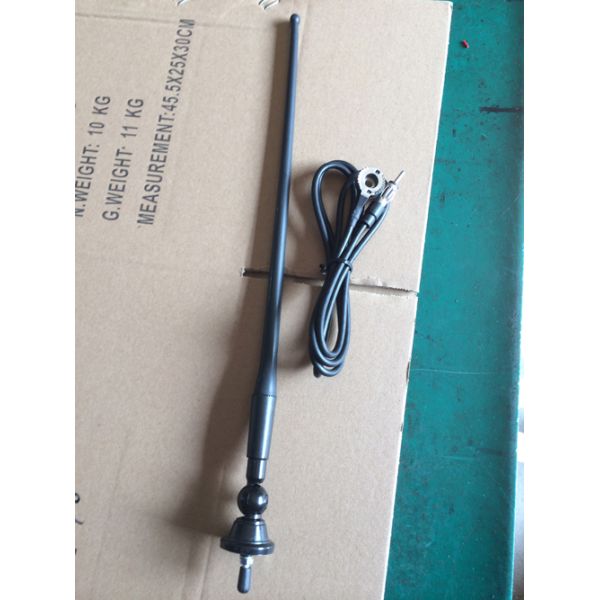 Adjustable Car Radio Antenna For Auto Truck Pvc Rubber Mast 13.5