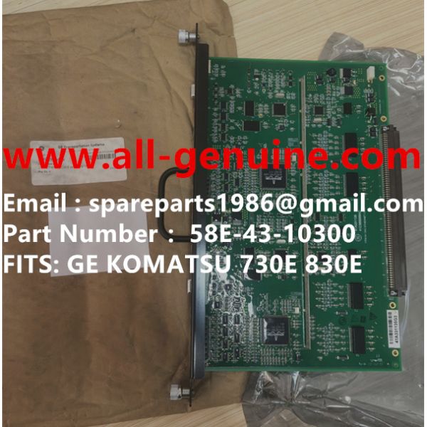 58E-43-10300 CARD NHL NTE200 NTE240 KOMATSU 730E 830E 930E 960E MINING DUMP TRUCK WHEEL MOTOR DRIVE GE