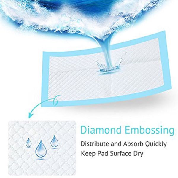 5-Ply Pet Training Pad with Super Absorbent SAP Material, Leak-Proof PE Backing, and Quick Dry Surface for Dogs and Cats