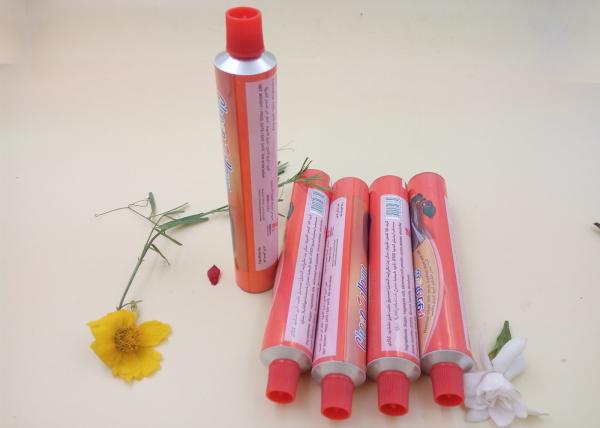 Clear Aluminium Collapsible Tubes , Custom Logo Packaging Chocolate Squeeze Tube