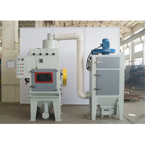Crawler Type Media Blasting Machine , Belt Rubber Automated Blasting Systems
