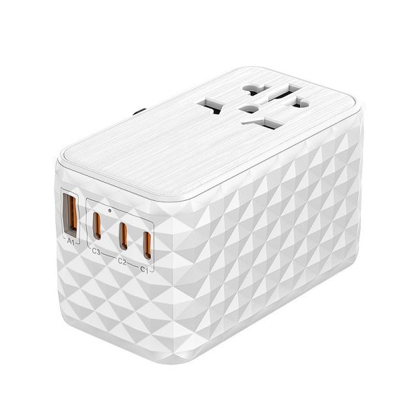 Type C Universal Travel Adapter 120W Worldwide International USB Wall Charger