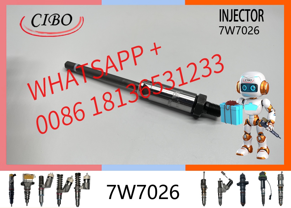 original 7W7026 Pencil Fuel Injector Nozzle for   3406 3406B 3408 3412 Diesel Engine Excavator 375 Dozer D9L 773D 7W-7026 7W7031 7W7032 original new injector