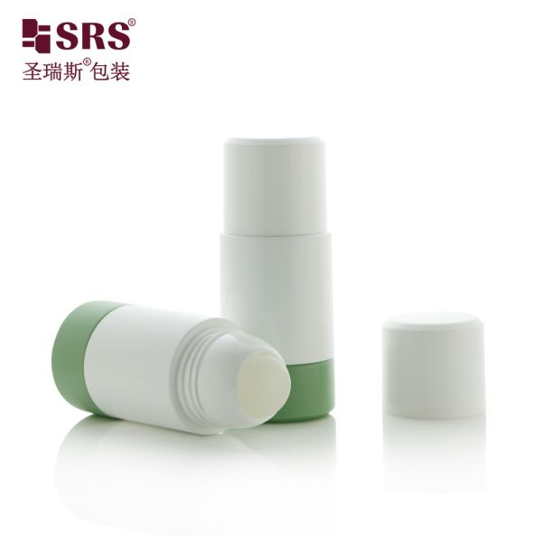 RPPE-50ML 75ML Double Wall PP Refillable Roll On Deodorant Bottles Hollow Ball