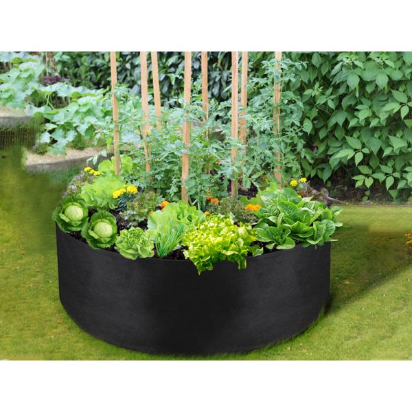 Garden Planter, Fabric Grow Beds Divided Grids, Planting Bags with Drainage Holes, PE Planter Pots for Tomatoes