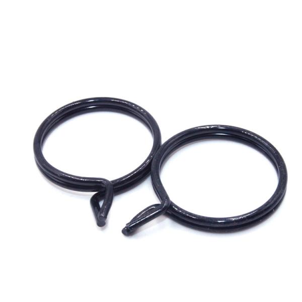 Clampe de tuyau de ressort en acier noir certifié ISO 9001 2015