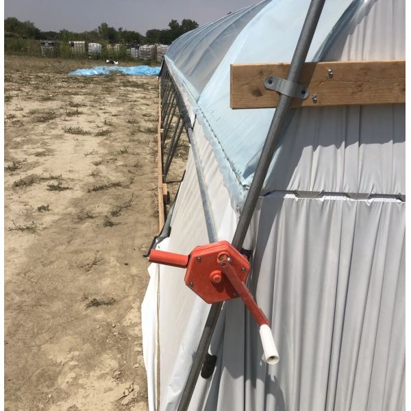 Парник пяди черного белого тоннеля одиночный фильм 150 микронов не покрыл никакую заварку