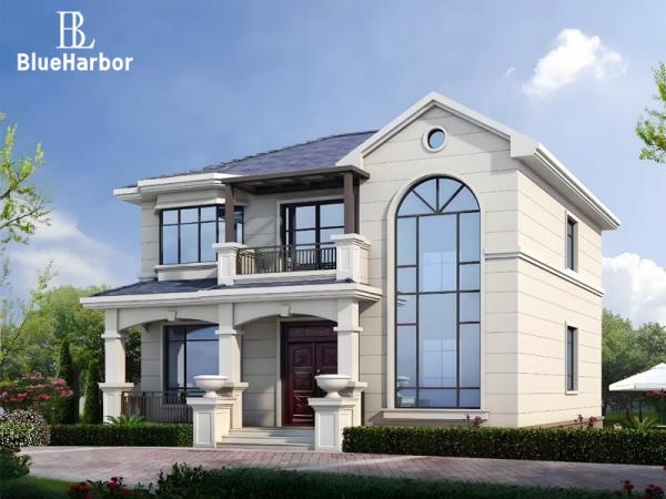 Fireproof Prefab Steel House Luxury Light Steel Modular Villa