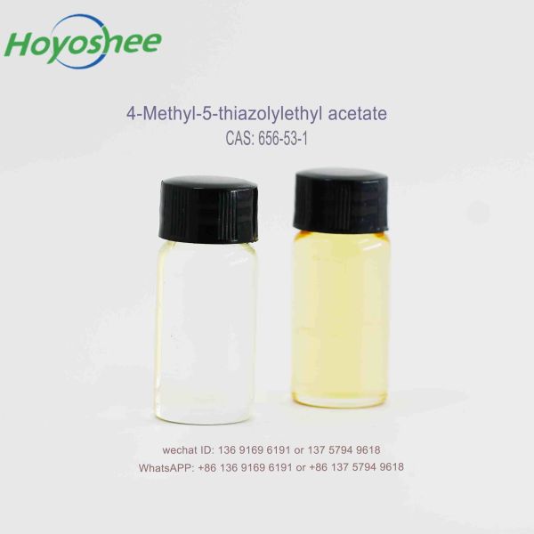 CAS:656-53-1  4-Methyl-5-(2-acetoxyethyl)thiazole Raw materials for beverage, candy, and bakery food essences