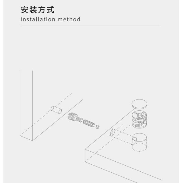 Пластмассовый диаметр 10 мм винтовые крышки универсальные фитинги для плоской мебели