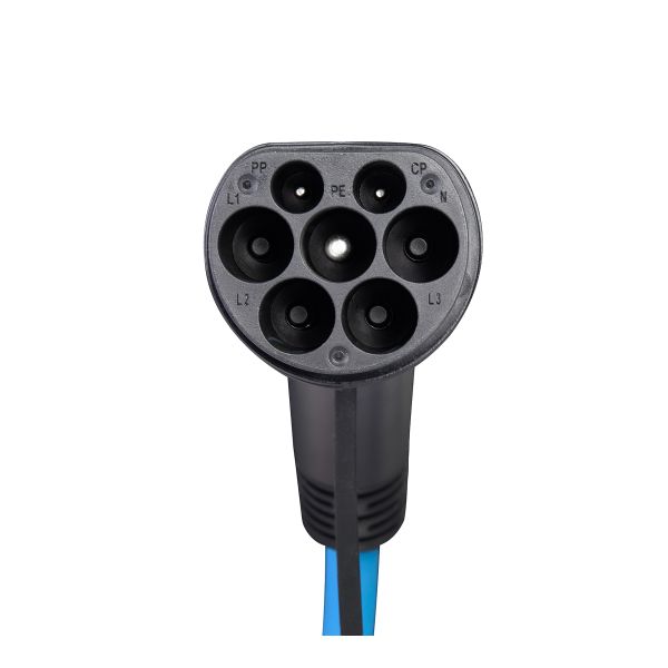 Les câbles de recharge de véhicules électriques sans halogène 32A 1 phase 7.6kW de type 2 à type 2