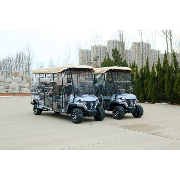 Ambulance électrique à 2 places avec brancard