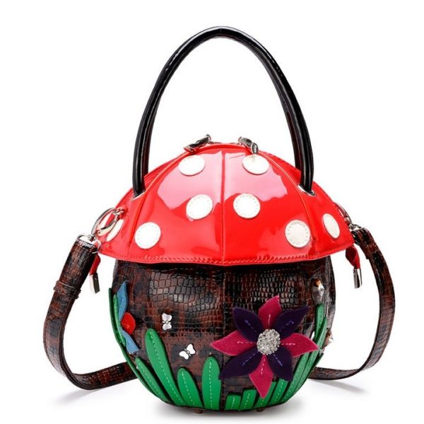 Mushroom Creative handbag fashion trend female cute cartoon character