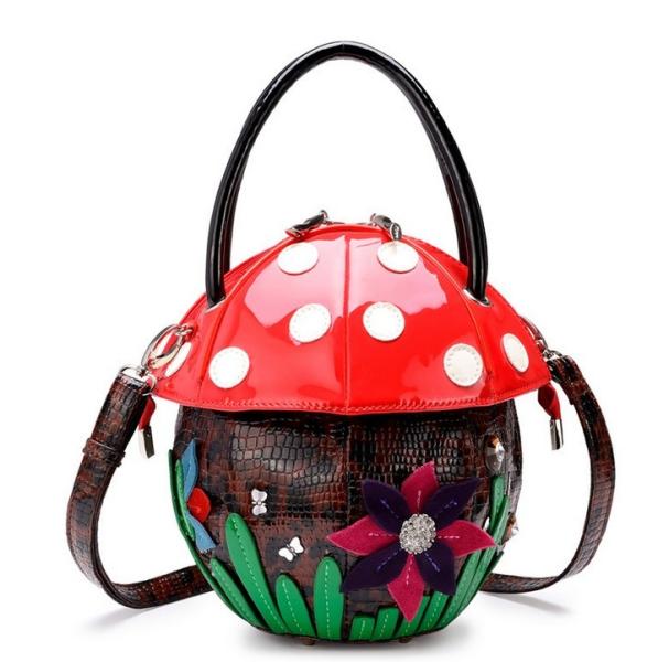 Mushroom Creative handbag fashion trend female cute cartoon character