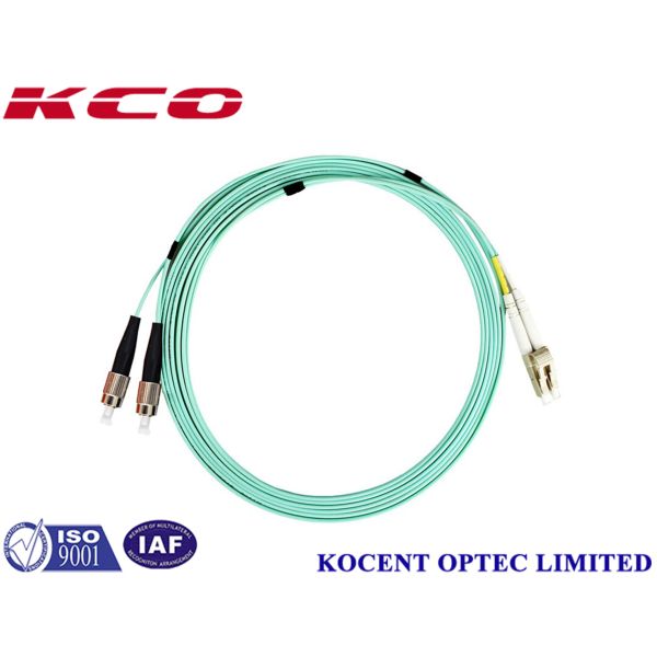 Duplex LC/UPC-FC/UPC Fiber Optic Patch Cord with Low Insertion Loss High Return Loss for Data Center Connectivity