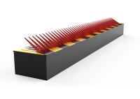 Barrière à télécommande sans fil de tueur de pneu de support affleurant avec le dispositif de déclencheur manuel
