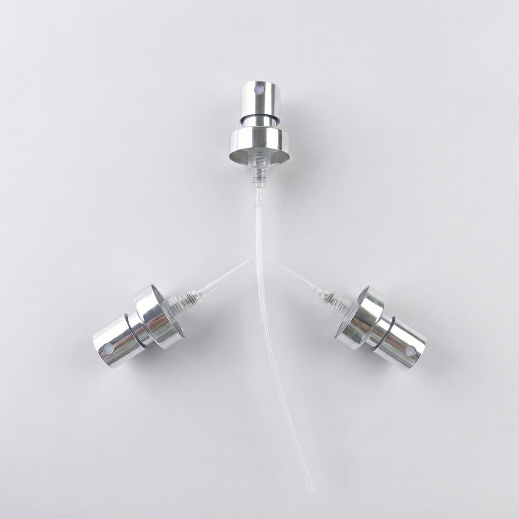 Bottle Sprayer Accessories Common FEA18 Aluminum Crimp Neck Perfume Pump