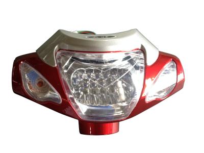 Electric Bicycle Parts Plastic Brightest  Bicycle Front Light With LED Lamp