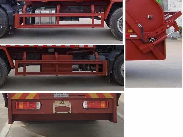 Howo 20 metros cúbicos de transmisión automática compactador camión de basura