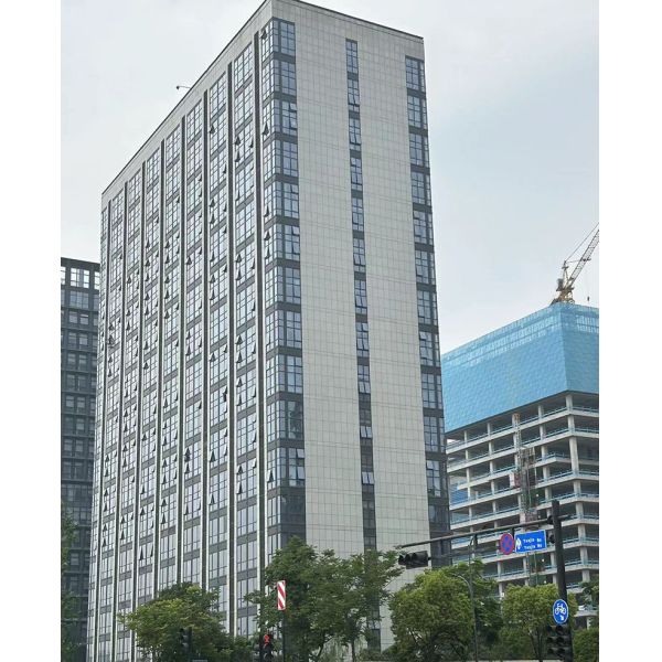 Thermal Insulation Reflective Glass Curtain Wall Facade 0% - 90% Openness