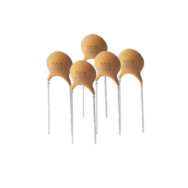 103M50V Low Voltage Dip Ceramic Disc Capacitor For Vibration Frequency Circuit