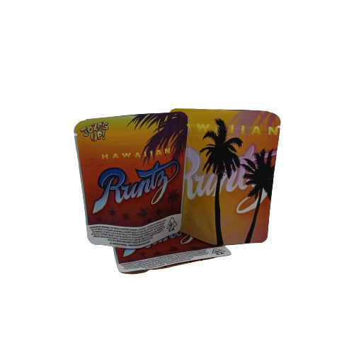 50g Biodegradável Saco de Posição de Fundo Plano Sacos Mylar de Grau Alimentar