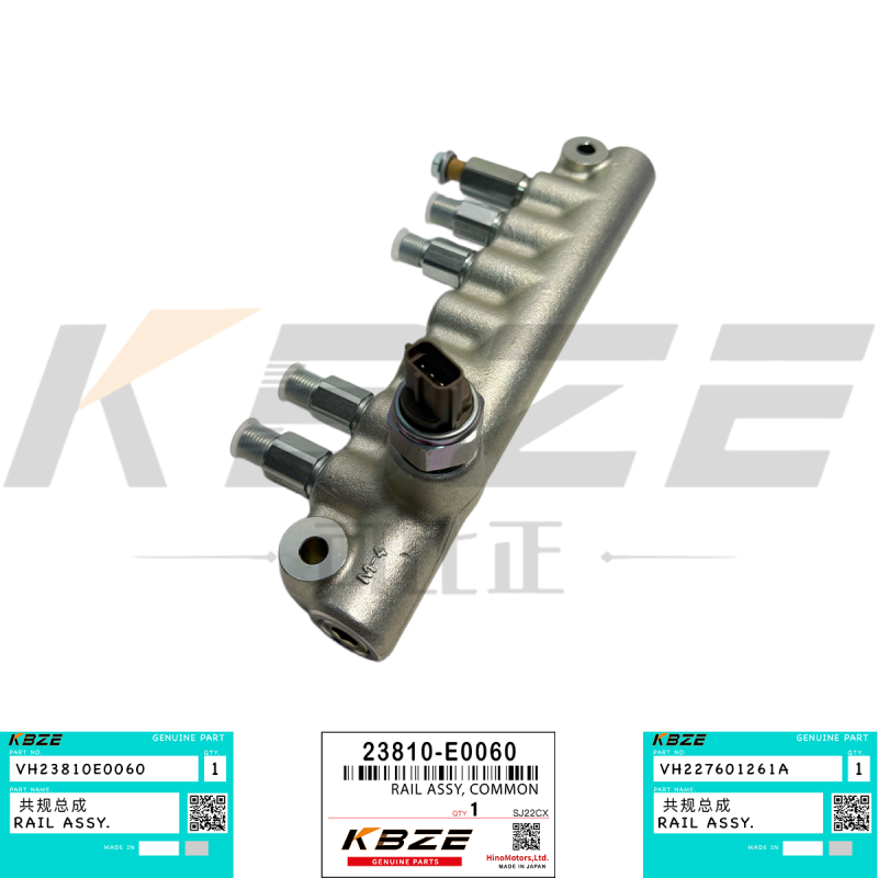 KBZE VH23810E0060 KOBELCO VH227601261A SK200-8 SK250-8 FUEL COMMON RAIL FITS HINO J05E 23810-E0060