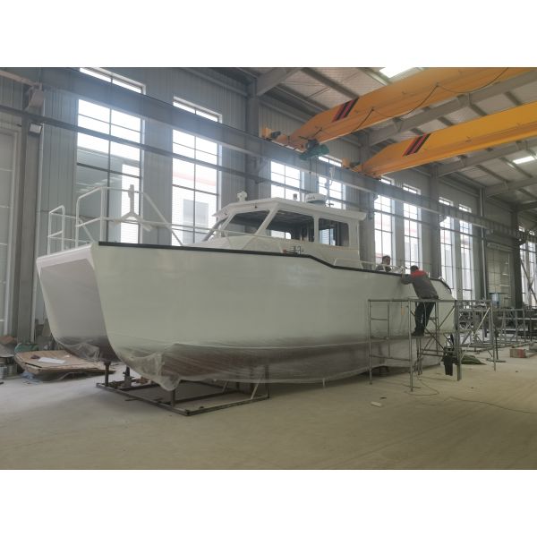 9.8m Aluminum Alloy Catamaran Cabin Cruiser