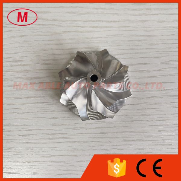 TD04HL 16T 49189-00016 43.43/56.02mm 4+4 blades High performance point milling  aluminum 2618/billet compressor wheel