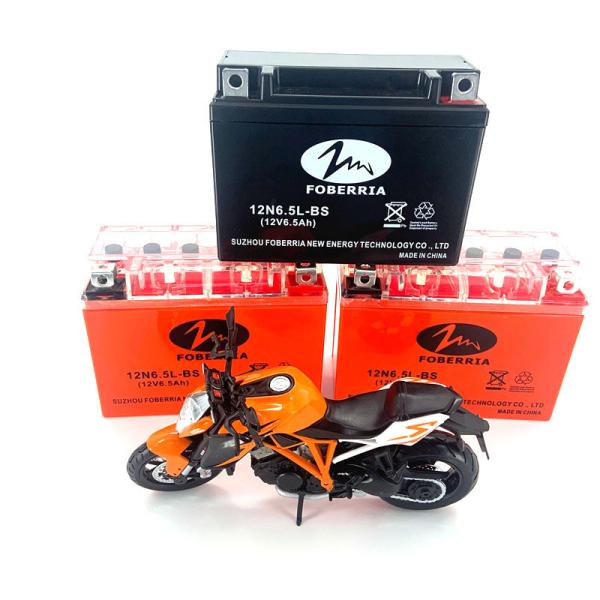 Factory 12N6.5 Motorcycle Lead Acid Battery Sealed 12 Volt 6.5 Ah For ATV