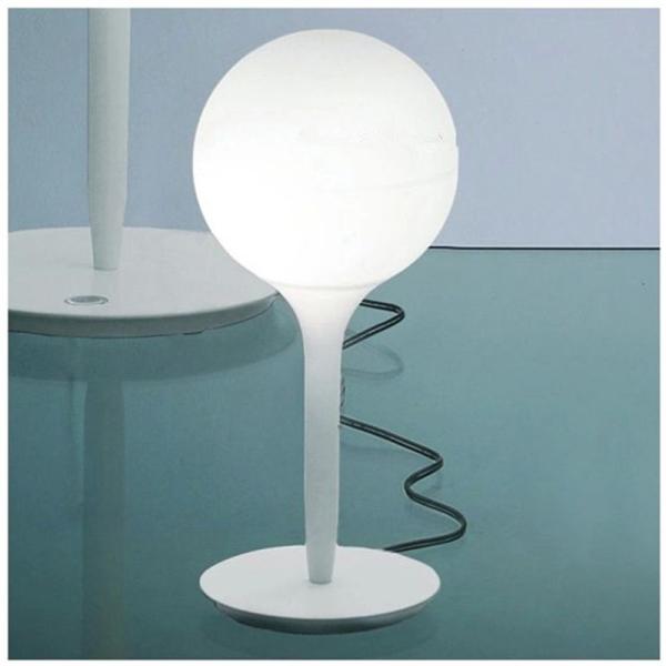 Metal White Glass Ball Table Lamp Castore 25 Table Lamp(WH-MTB-175)