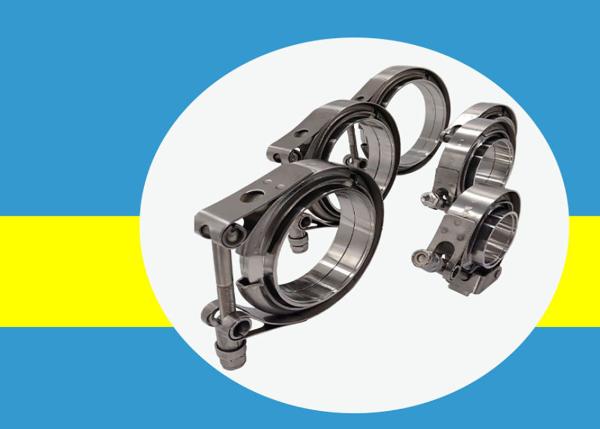 Braçadeira de faixa fêmea masculina de V das peças sobresselentes da flange auto 2,5 polegadas inoxidável