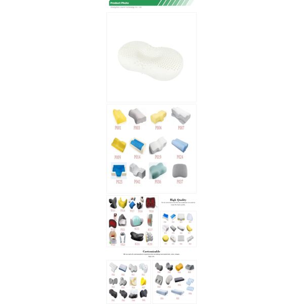 Hotel Custom Orthopedic Contour Memory Foam Ergonomic Cervical Neck Pain Pillows
