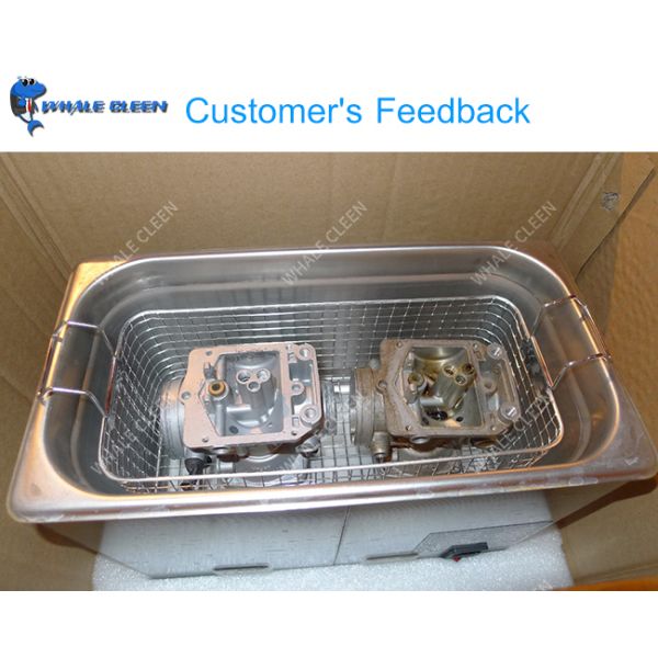 No Solvents Ultrasonic Carburetor Cleaning Machine 175L Capacity For Motor Racers