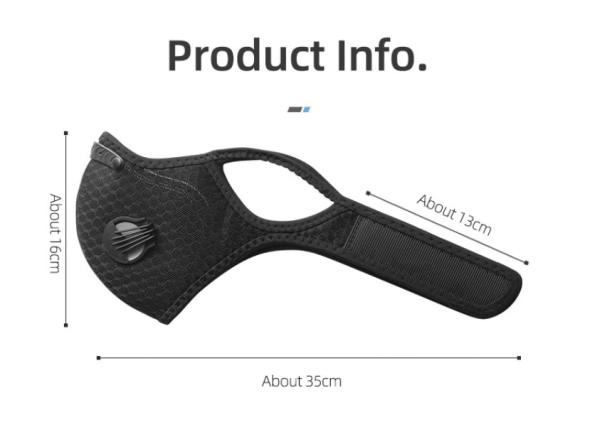 Daily Life PM2.5 Face Mask , Carbon Filter Dust Mask For Outdoor Sports