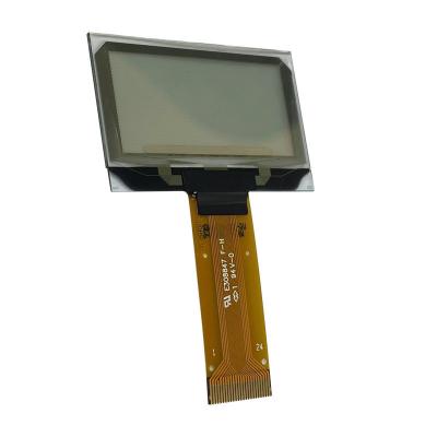 1Display OLED transparente de 0,5 polegadas, resolução 128x64, 12 PINS 3/4 SPI Interface I2C