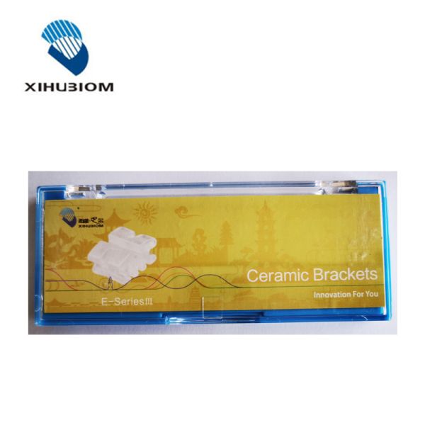 Ортодонтическая E-серия III Стоматологическая самосвязывающаяся керамическая скобка